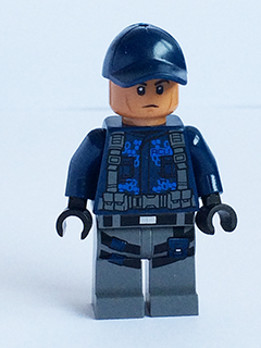LEGO Minifigure-ACU Trooper - Ball Cap-Jurassic World-jw001-Creative Brick Builders